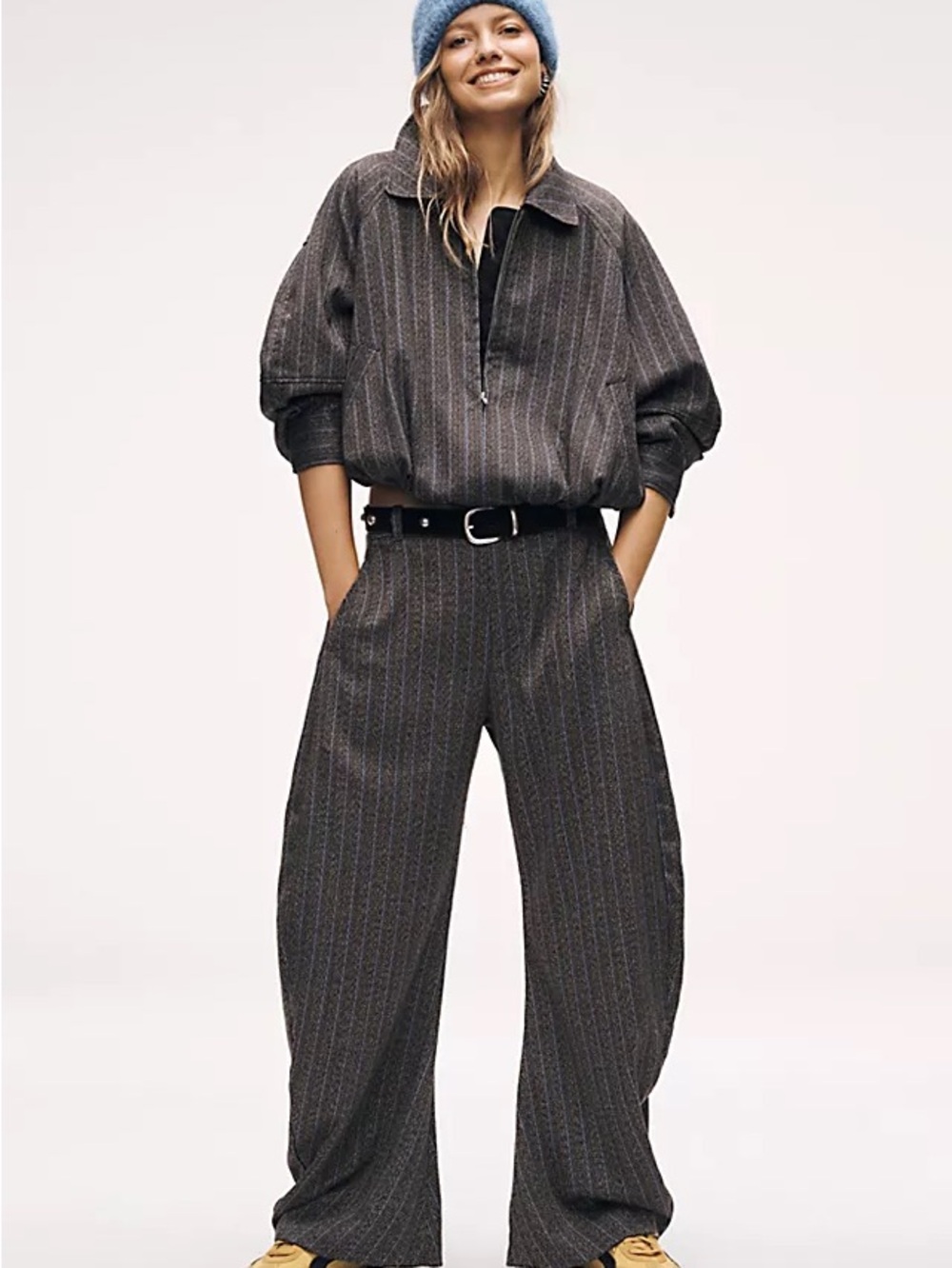 We the free orion striped jacket sz M nwt
